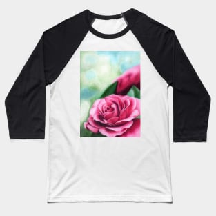 Pink rose Baseball T-Shirt